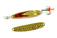 Купить Блесна вертикальная ECOPRO Судачья красн.флекс, 60мм, 10г,Gb/GRF арт. EPSST60GBGRF