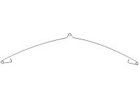 Купить Коромысло ECOPRO Малое с заст-булавка 12см (30 шт.) арт. EP3F_KZBM