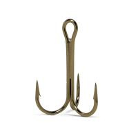 Купить Крючок тройной VMC 9649 BZ (бронза) №14 (10шт) арт. 9649BZ-14-D