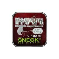 Купить Леска моно. Sneck Magnum Brown d=0,40 100м арт. LMSMB100040