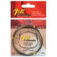 Купить Поводочный материал Ushiwaka Steel Single Wire, 26кг 5м арт. USSW0526