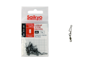 Купить Вертлюг с застежкой Saikyo SA-303-08 - 10 шт арт. SA-303-08