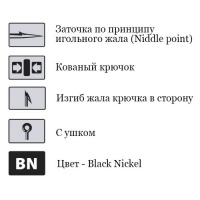 Купить Крючки Saikyo с пруж. KHS-10085 №2XS (10 шт) арт. KHS-10085BN2XS-10