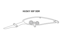 Купить Воблер LureMax HUSKY  80F DDR-001 14 г. арт. LWH80FDDR-001
