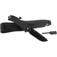 Купить Нож Ganzo G8012V2-BK с паракордом арт. G8012V2-BK